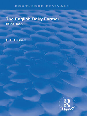 cover image of The English Dairy Farmer